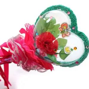 카네이션 만들기세트 하트 5명용 투명하트 감사봉 카네이션 만들기세트