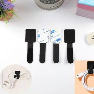 [골드스마일]찍이 방식 부착식 케이블 전선 정리 홀더 블랙 중 1P