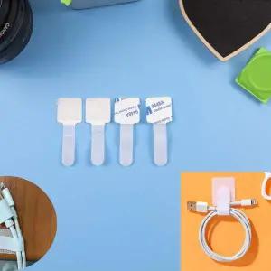 [골드스마일]찍이 방식 부착식 케이블 전선 정리 홀더 백색 소 1P