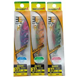 야마시타 26 에기왕K 네온브라이트 3.5호 22g 무늬오징어 에기 에깅 UV글로우 UV에기