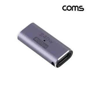 젠더 TBZ Coms USB 4.0 Type C to C타입 GEN3 240W 40Gbps IH628