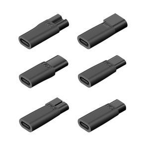 미용 도구 수염 트리머 면도기용 xiwai 6pc 교체 전원 공급 장치 DC 5V 충전기 USB 어댑터 USB-C 암수 2핀 전기