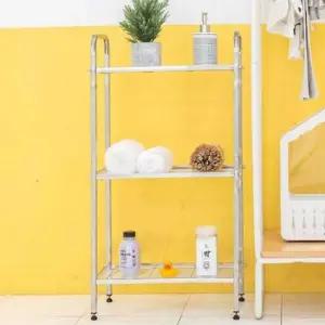 [SBD] 다용도 욕실정리선반 수납 화장실 욕실 선반 스텐 3단