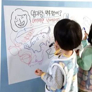 소형화이트보드 붙이는 탈부착 자석 화이트보드 시트지 600x900