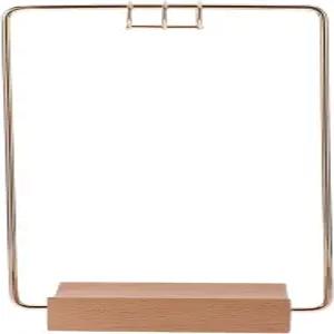 DIYEAH 1세트 데스크톱 캘린더 스탠드 페이지 홀더 홈 오피스 장식 우아한 책상 액세서리 안정적인 지원