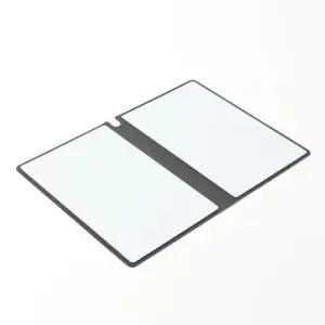 기록 GDM 그레이 가죽 화이트 보드 작전판 메모노트