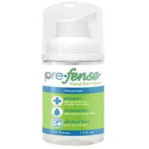 프리펜스 - 여행용 폼 손 소독제 일반 세균 99.9 제거 무알코올 보습 건조하지 않음 수성 포뮬러 미국산