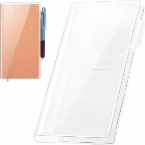 호보니치 주간 플래너용 클리어 커버 - 8.0x7.7 플라스틱 4월 시작 및 메가 호환되는 보호 슬리브 1팩