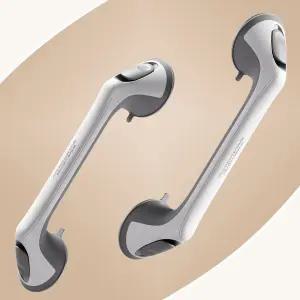 에이블케어 2팩 16인치 노인용 헤비 듀티 샤워 핸들 욕조용 바 잡기 석션 컵 탈착식 난간 핸디캡용 안전