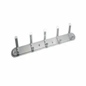 [SBD] 마루행거 2단 벽고정형 벽걸이 옷걸이 5구 복도용 실버 코트행거