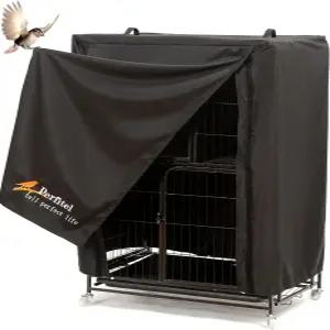 퍼피텔 유니버설 대형 새장 커버 블랙 굿나잇 블랙아웃 내구성 있는 통기성 세탁 가능 소재 31 21 52