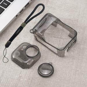 ta360 GO 울트라 소프트 TPU 실리콘 보호 케이스 랜야드 렌즈 커버 포함 긁힘 방지 충격