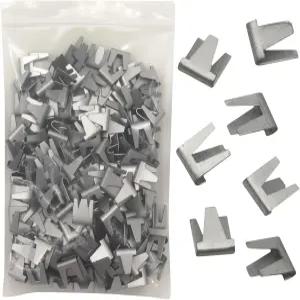 철사 케이지 클립 200개 버클 닭 메추라기 비둘기 토끼 애완견 고양이 스냅