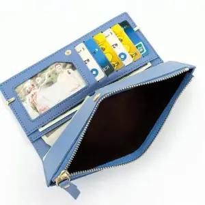 여성용 여학생 카드 동전 지폐 슬림 가죽 지갑 선물용 얇은장지갑 여성반지갑