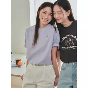 POLHAM 여성) 코숏 쿨텐션 오버핏 반팔티_PHF2TS2210 104047