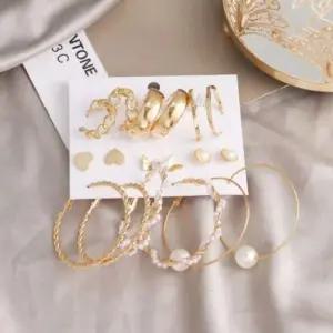 9종세트 여자 데일리귀걸이 여성귀걸이 귀걸이세트 링귀걸이세트 데일리귀걸이