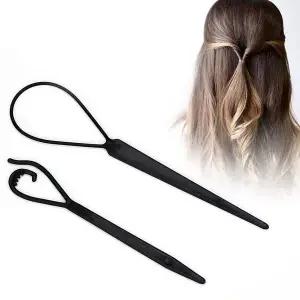 [골드스마일]셀프 올림머리 가이드 세트 머리묶기 도구 땋기