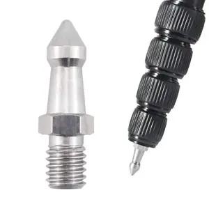 발 보호 패드 삼각대 스탠드 팁 스파이크 3분의1 인치 나사 포함