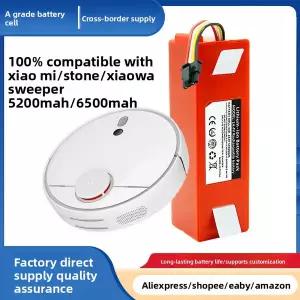밧데리 호환 샤오미 로보락 SDJQRO1RR SDJQRO2RR S50 S51 S55 T6 T8 C10 교체용 배터리 14.4V 5200mAh 로봇