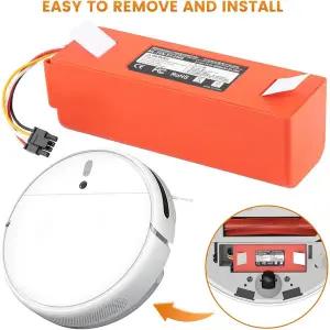 밧데리 호환 6500mAh 14.4V 교체용 배터리 로보락 S4 S5 S6 S7 Q5 Q7 맥스 샤오미 미 로봇 청소기