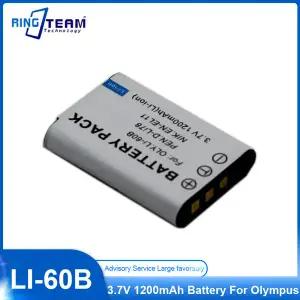 밧데리 호환 1Pcs 3.7V 1200mAh LI-60B LI60B 리튬 60B 배터리 팩 FE-370 Coolpix S550 S560 W80