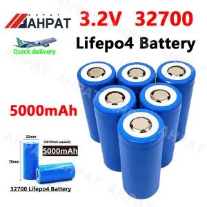 밧데리 호환 AHPAT 32700 5000mAh 3.2V 리튬인산철LiFePO4 충전식 배터리 전문가용 리튬인산철 파워 5ah