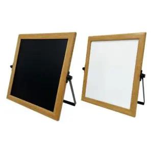 가정용칠판 인테리어 우드 양면 칠판 카페 메뉴판 화이트보드