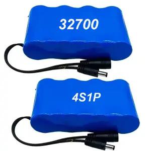 밧데리 호환 32700 4S1P 12V 12800MAH 4S 40A 전동 보트 밸런스 BMS 및 무정전 전원 공급 장치 14.6V 2A 충