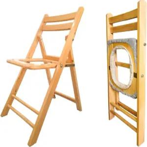 루크플렌 접이식 요니 스팀 의자 목재 샤워 내부 휴대용 캠핑 화장실 변기 버킷과 함께 사용하세요