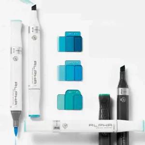 [셀러에이드]세트 36색 브러쉬 마카 애니메이션 트윈 타입