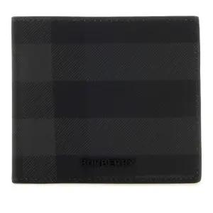 엠보스드 로고 체크 반지갑 8070273 A1208