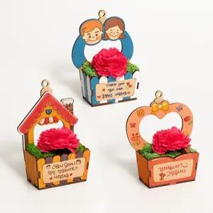 화분 스칸디나비아모스 카네이션만들기