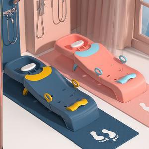 머리감는 의자 샴푸대 블랙 샴푸의자 실 접이식 간편 가정용 머리 샴푸