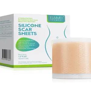 실리콘 흉터 시트 메피폼 전문가용 제왕절개 제거후 패치 켈로이드 재사용가능 테이프 밴드