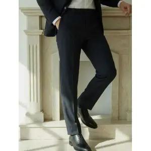 마에스트로 블랙 Arty Suit 울혼방 슬랙스 set-up MAPA4A063BK 1233606