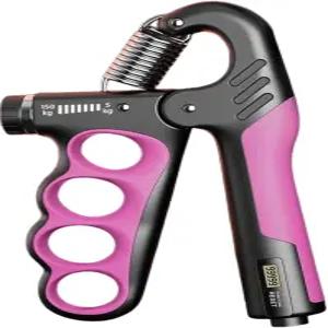 그립 근력 트레이너 11x2.5x18cm 조절 가능한 스테인리스 스틸 PP 핑거 운동기 가정 학교 여행 피트니스를