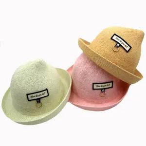 DO 여름 가을 유아 준캡 귀여운모자 어린이 아기 HOW 밀짚모자 봄 자외선차단 YOU 아동