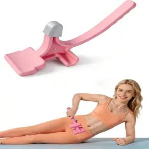 Psoas 릴리스 도구 및 힙 훅 - 장골 허리 자세 지지 좌골 고관절 굴곡 해제 트리거 포인트 마사지 핑크를