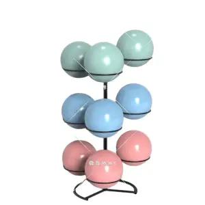 요가 볼 거치대 수납랙 소도구 랙 짐볼 선반 헬스장 진열대 정리대 보관 보관함 정리함