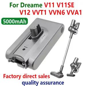 밧데리 호환 무선 진공 청소기 배터리 팩 교체품 25.2V 7S1P 5000mAh Dreame V11 V11SE V12 V12pro VVT1 VV