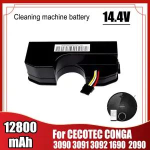 밧데리 호환 CECOTEC CONGA 3090 3091 3092용 진공 배터리 는 05173 12800mAh / 44.40Wh 14.4V 리튬 이온