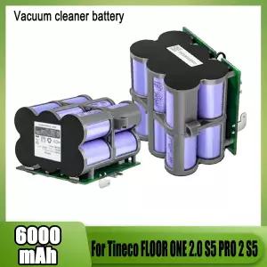 밧데리 호환 Tineco FLOOR ONE 2.0 S5 PRO 2 Smart 스팀 플로어 스크러버 액세서리 부품용 21.6V 6000mAh