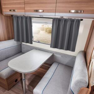 패널 부엌 RV 커튼 계층에 짧은 블랙 아웃 막대 포켓 라이트 블록 정보 보호 작은