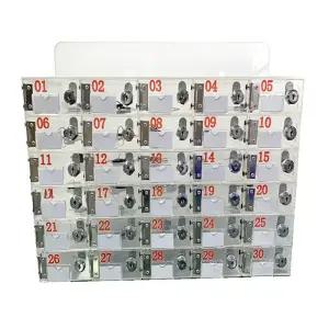 아크릴 핸드폰 보관함 정리함 수거함 학교 B 투명 학원