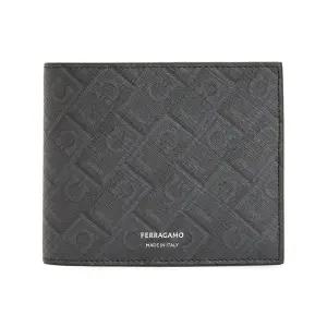 페라가모 모노그램 남성 반지갑 66 1582 NERO 0780324