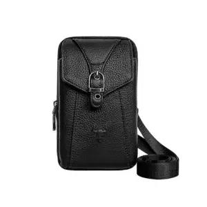 크로스백 미니 가죽백 빈티지 핸드폰 가방 블랙