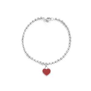 앤코 92.5 리턴투  레드 하트 팔찌