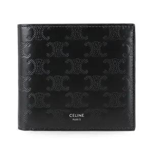 남성 트리옹프 엠보싱 바이폴드 반지갑(블랙) 10B653FQB 38SI