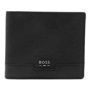 휴고보스 엠보스드 로고 플라크 텍스처 위빙 지갑 50558781 001