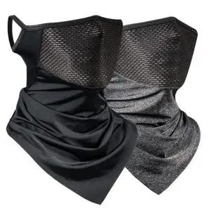 쿨링 넥 워머 흡한속건 귀걸이형 자외선 여름 넥 워머 스포츠 마스크 가리개 얼굴 여성
